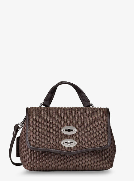 Zanellato Postina Baby Wicker Crossbody Bag Uni Brown