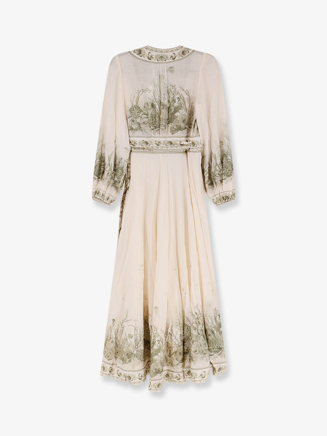 Zimmermann Wanderlust Wrap Cotton Midi Dress