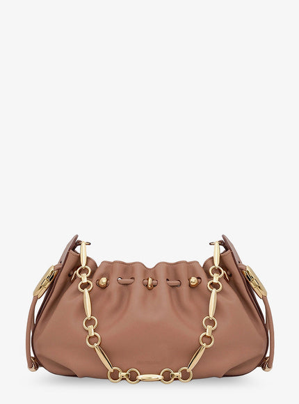 Zimmermann Halcyon Leather Clutch Uni Biscuit