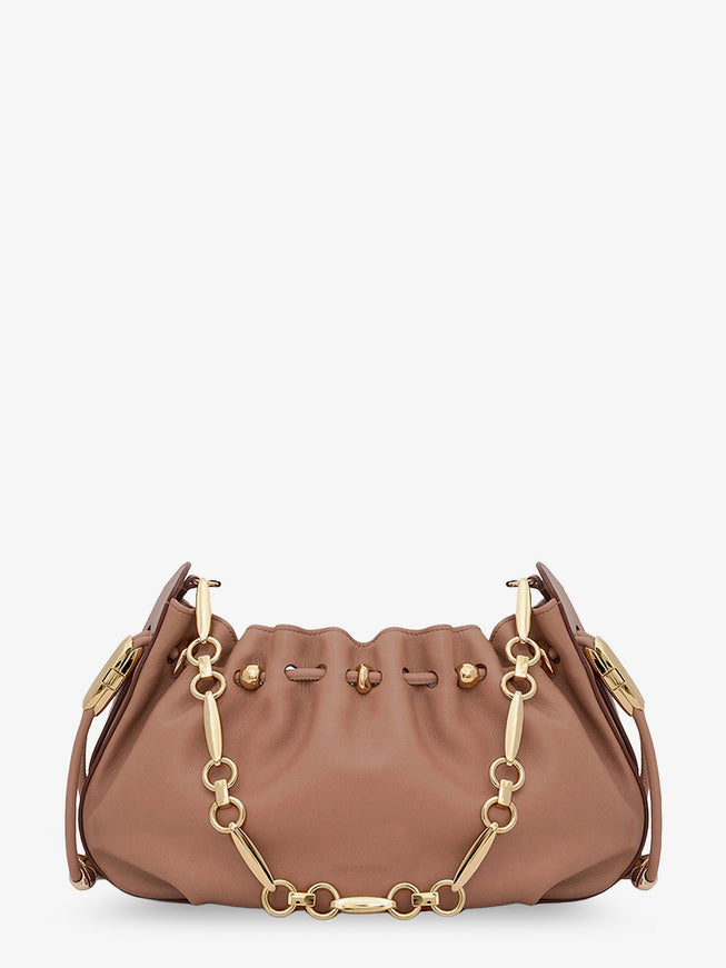 Zimmermann Halcyon Leather Clutch Uni Biscuit