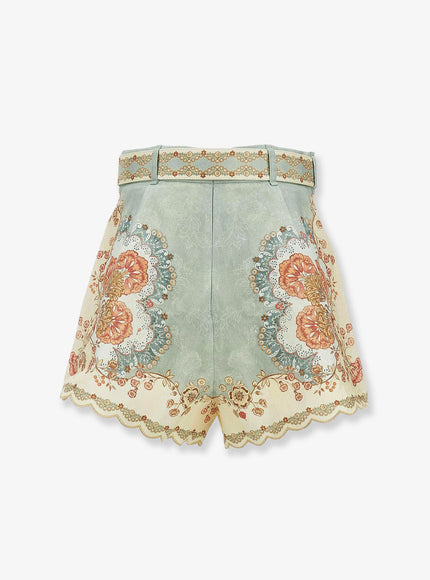 Zimmermann Daylight Tuck Linen Short