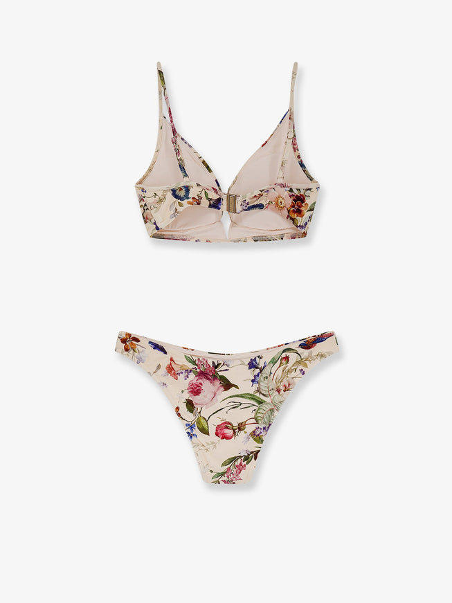 Zimmermann Nylon Bikini With Floral Print
