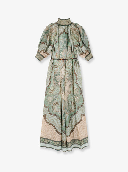 Zimmermann Wanderlust Billow Silk Dress