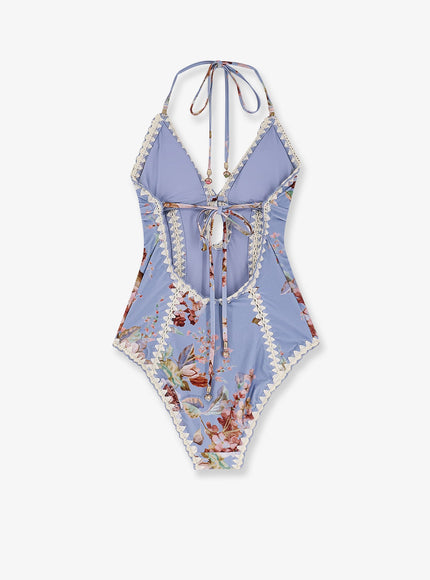 Zimmermann Awaken Crochet One-Piece Swimsuit