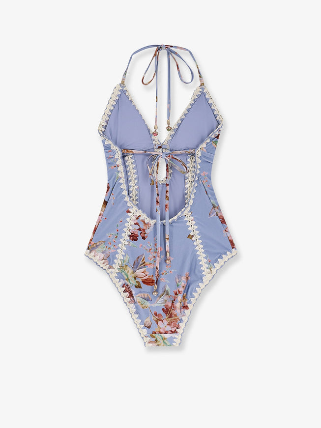 Zimmermann Awaken Crochet One-Piece Swimsuit