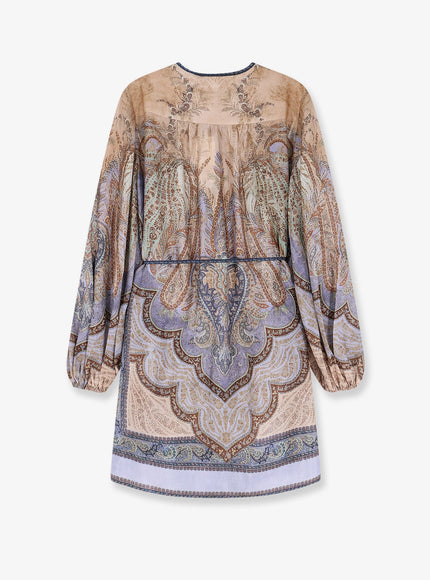 Zimmermann Wanderlust Tunic Silk Mini Dress