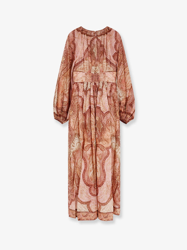 Zimmermann Cotton And Silk Blend Wanderlust Long Dress