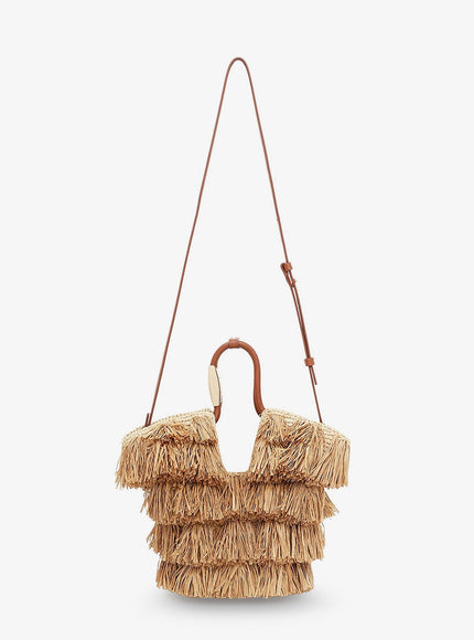 Zimmermann Golden Time Crossbody Bag With Fringe