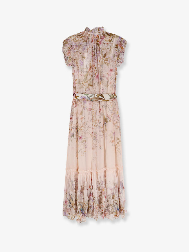 Zimmermann Rebellion Flutter Viscose Dress