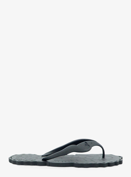 Zimmermann Seafoam Thong Rubber Sandals Black