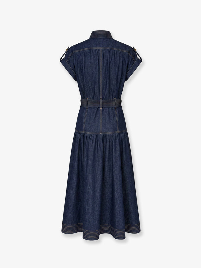 Zimmermann Long Denim Dress