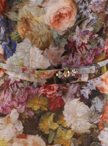 Zimmermann Alchemy Linen And Silk Dress