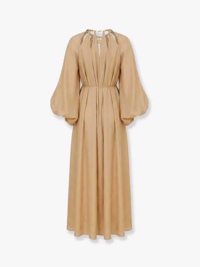 Zimmermann Mahon Long Silk Dress