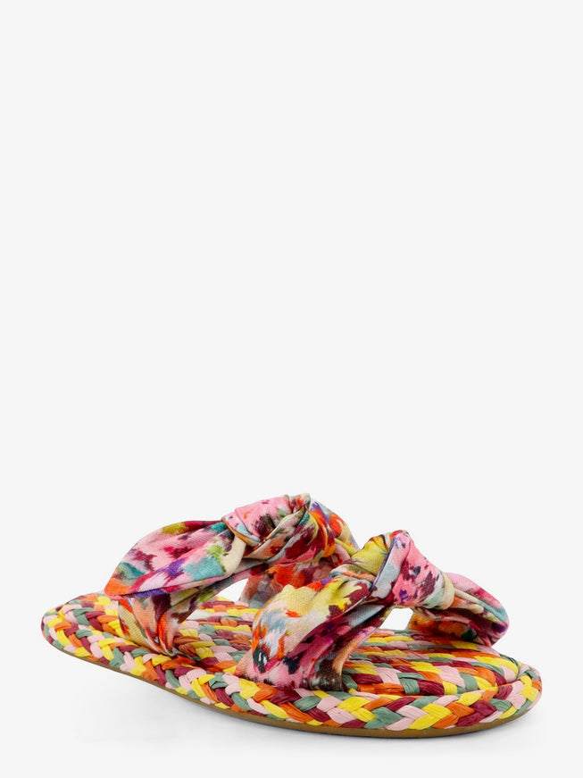 Zimmermann Multicolored Raffia Carousel Sandals