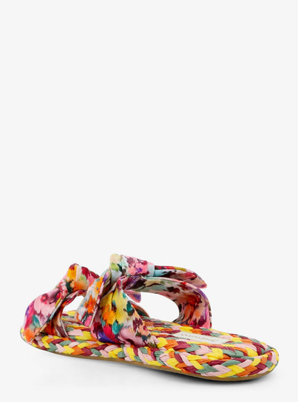 Zimmermann Multicolored Raffia Carousel Sandals