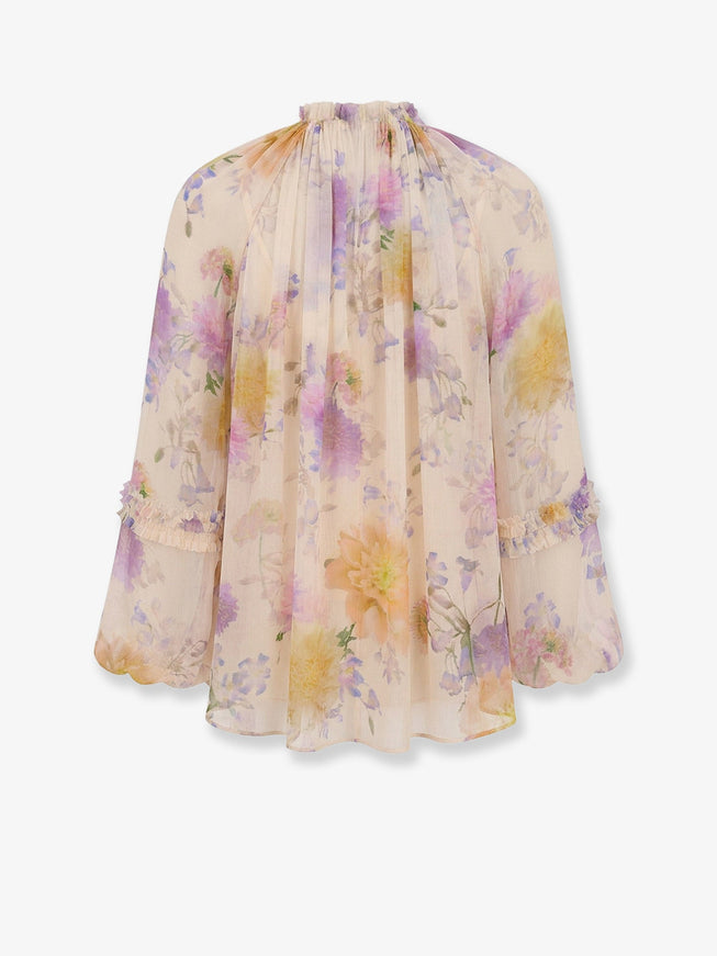 Zimmermann Luna Viscose Shirt With Floral Print
