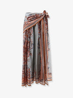 One Size / Blue Paisley Floral