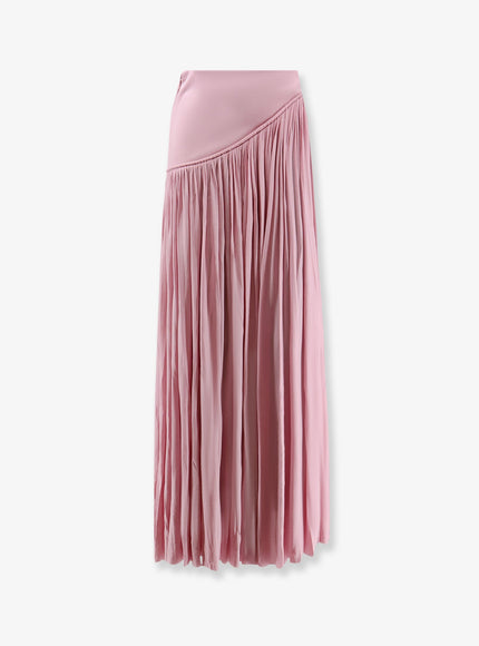 Zimmermann Alchemy Asymmetric Long Skirt Lightpink
