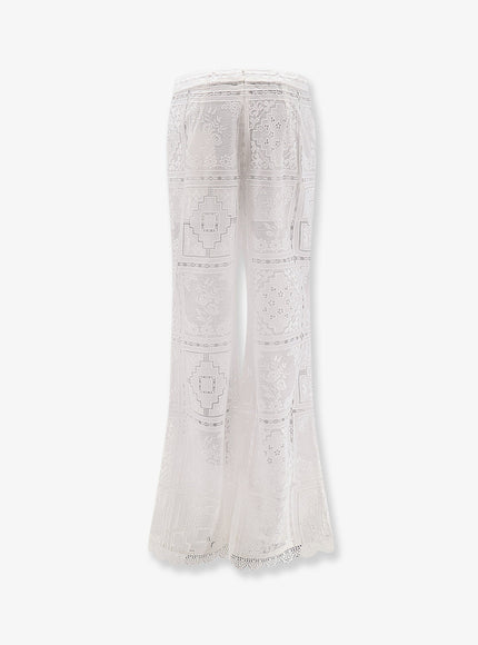 Zimmermann Aster Embroidered Trousers