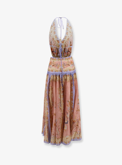 Zimmermann Indra Cotton And Silk Long Dress