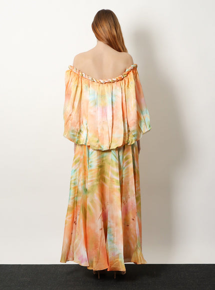 Zimmermann Luna Twist Silk Long Dress
