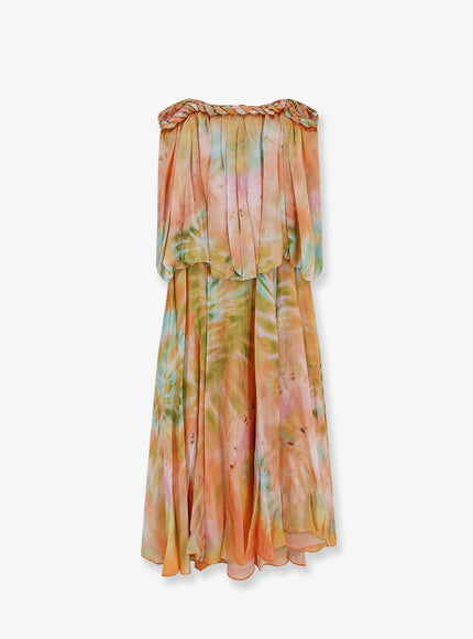 Zimmermann Luna Twist Silk Long Dress