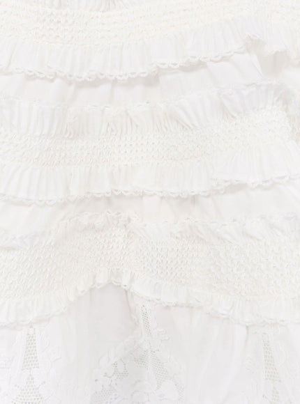 Zimmermann Alchemy Shirred Bandeau Top