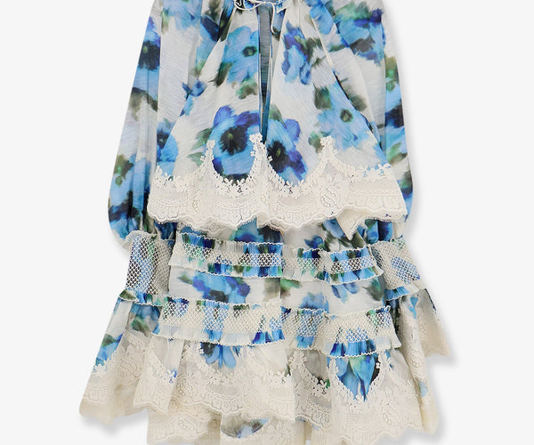 zimmermann green and white dress Alchemy Shirred Mini | Blue Poppy Mens-Products Best Selling Bronze Gold it expertly uses house 尺寸:16