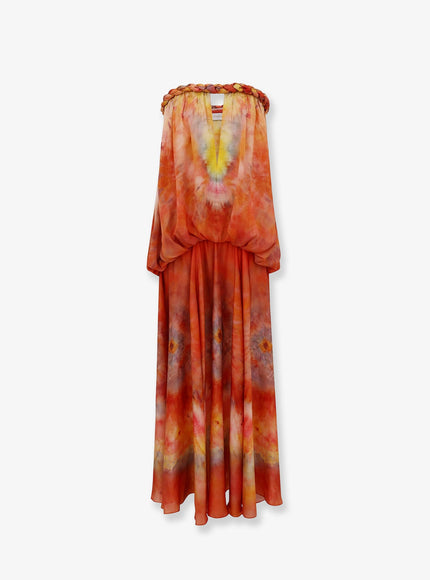 Zimmermann Luna Twist Bandeau Gown Silk Dress 1 Rubytiedye