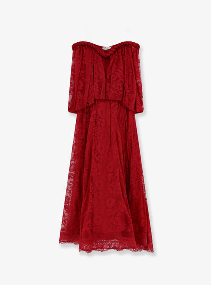 Zimmermann Luna Lace Dress 1 Fucsia