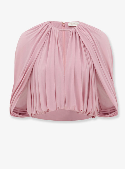 Zimmermann Alchemy Cropped Top Lightpink