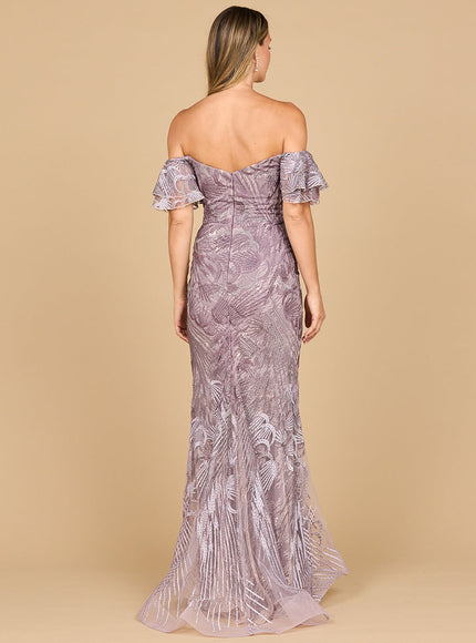 Lara Off Shoulder Mermaid Lace Gown
