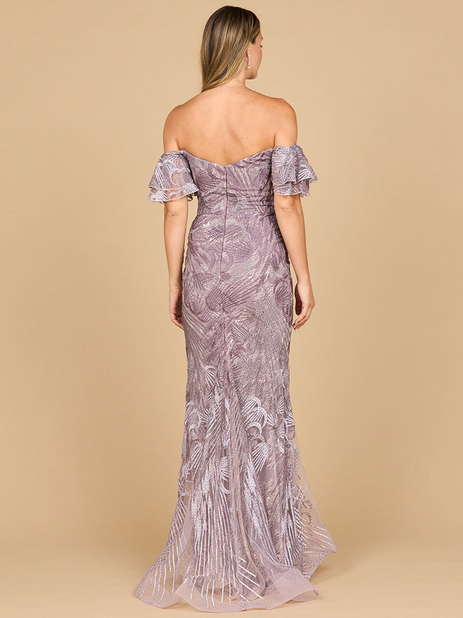 Lara Off Shoulder Mermaid Lace Gown