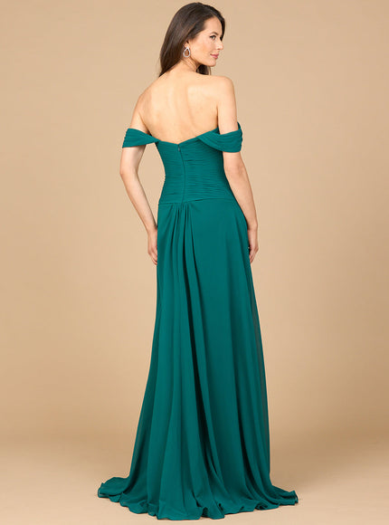 Lara Off Shoulder Chiffon Dress