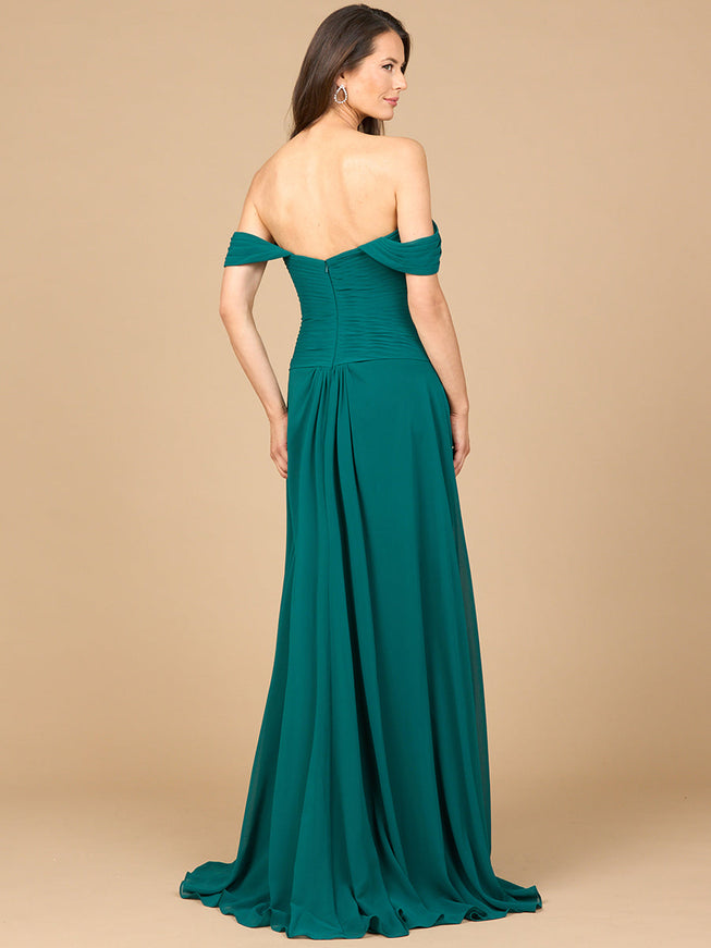 Lara Off Shoulder Chiffon Dress