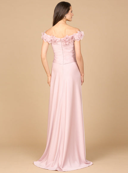 Lara Off Shoulder Satin Gown
