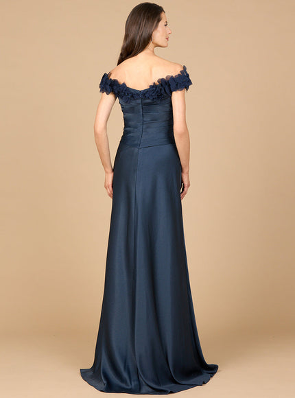 Lara Off Shoulder Satin Gown