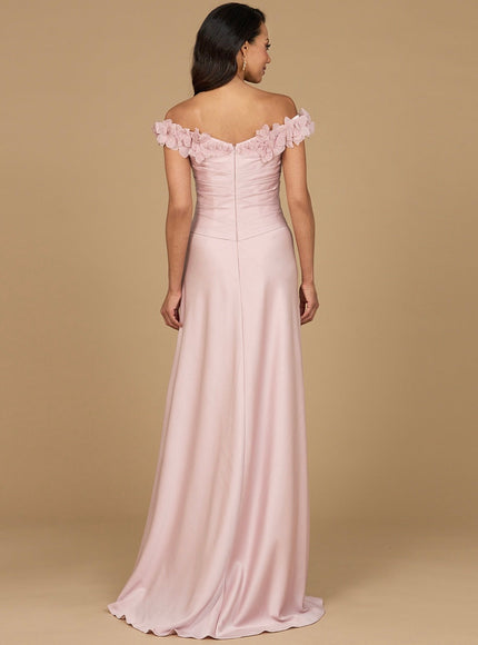 Lara Off Shoulder Satin Gown