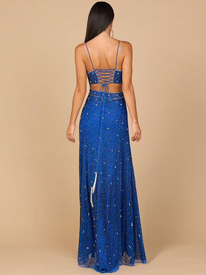 Lara New York 29033 Ombre Beaded Gown
