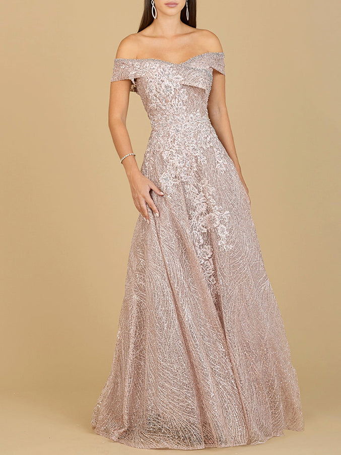 Lara New York 29191 Off Shoulder A-Line Gown