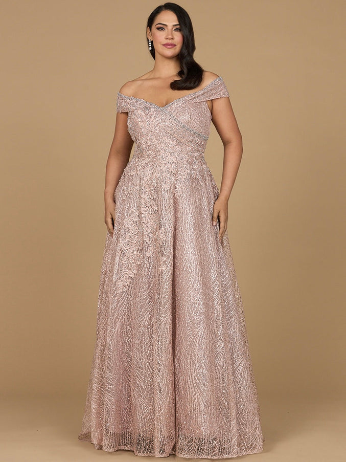 Lara New York 29191 Off Shoulder A-Line Gown
