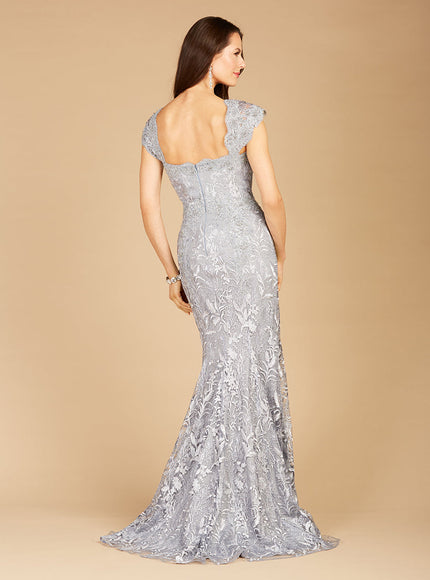 Lara Fitted Lace Mermaid Gown