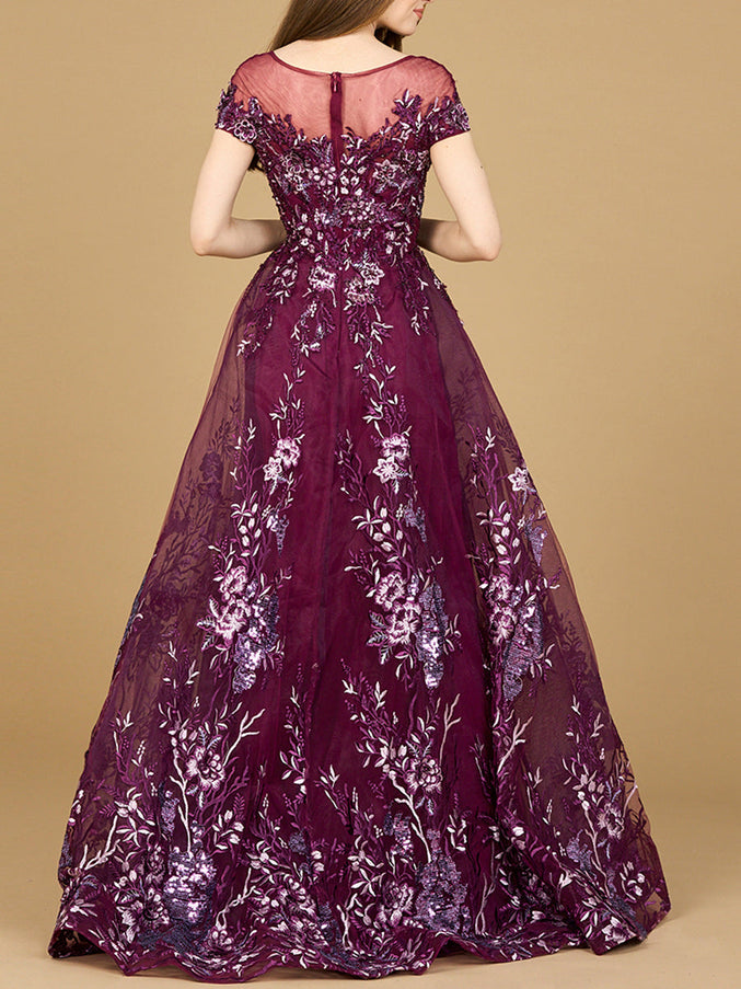 Lara 29619 Lace Applique A-line Ball Gown