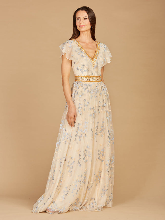 Lara 29966 - Lace, V-Neck Dress