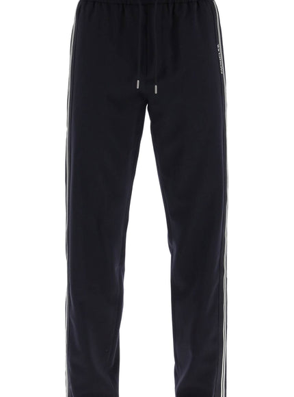 Moncler sporty pants with side stripes