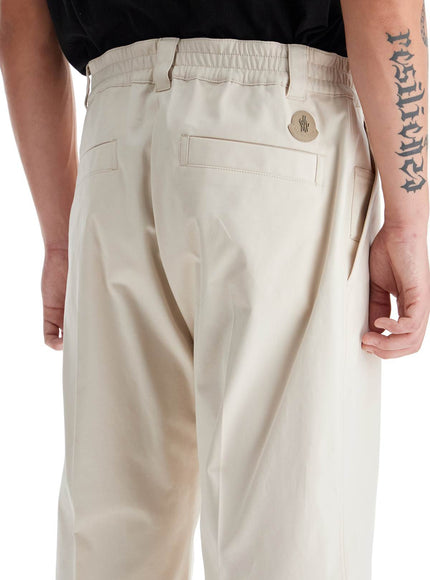 Moncler cotton drill pants in eight words