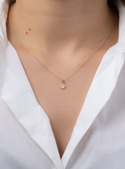 Zoe Lev Diamond Paw Pendant
