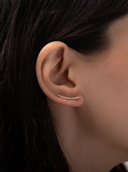 Zoe Lev Diamond Ear Crawler