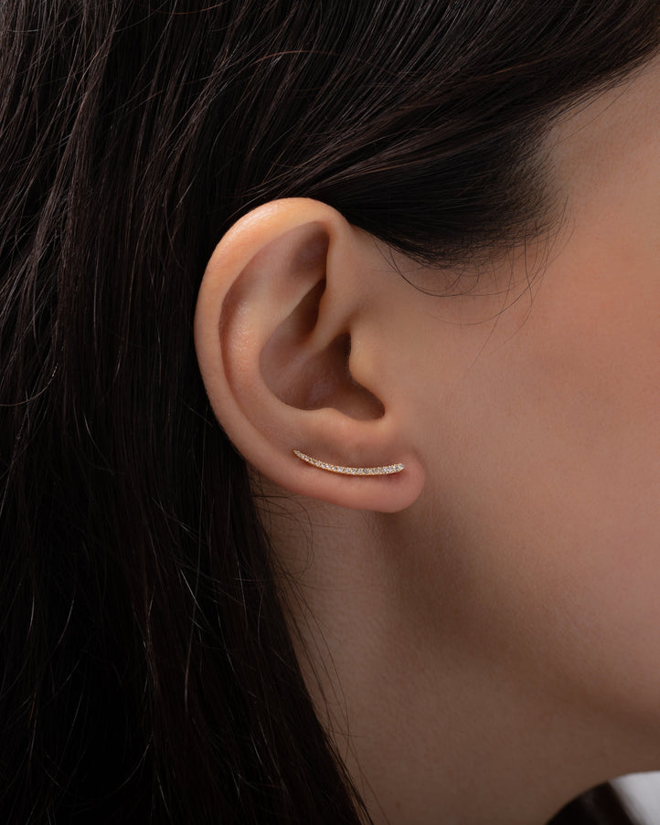Zoe Lev Diamond Ear Crawler