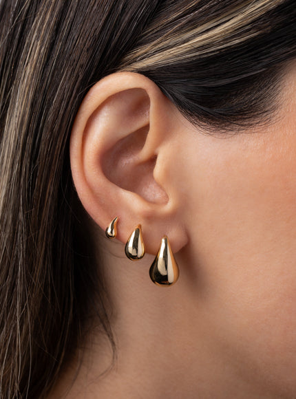 Zoe Lev 14K Gold Mini Teardrop Stud Earrings